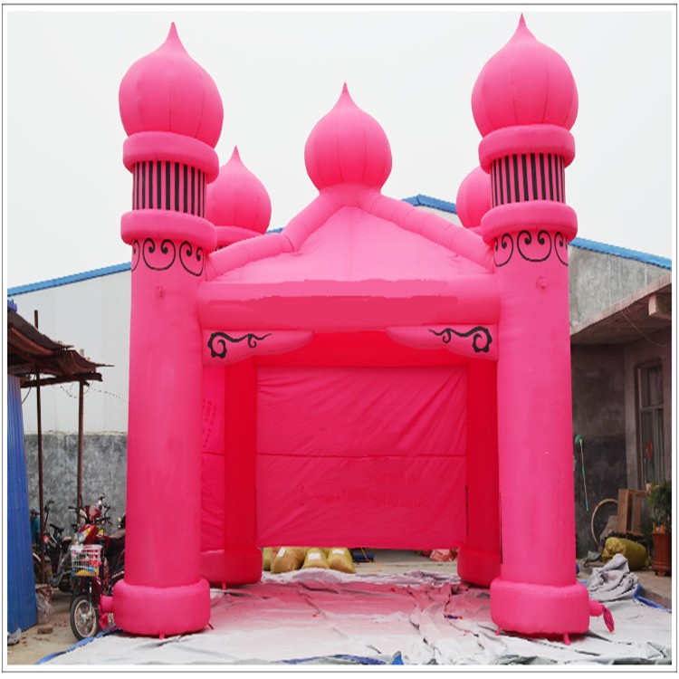 白马井镇粉色帐篷